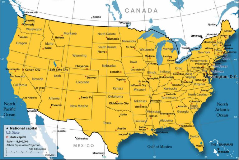 US States Map