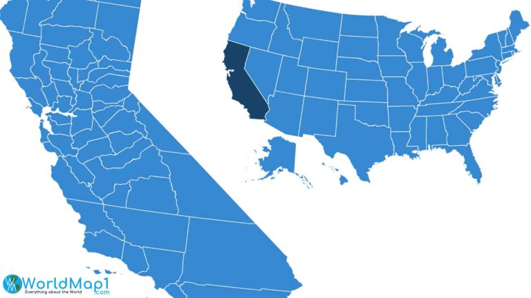 where is california